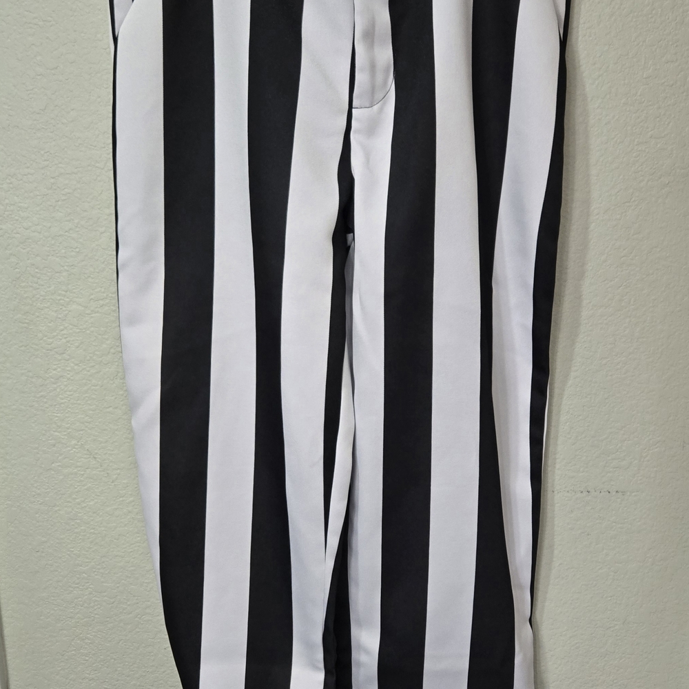 Spirit Halloween Beetlejuice Costume Adult Small Jacket Pants Tie Black White - Picture 9 of 14
